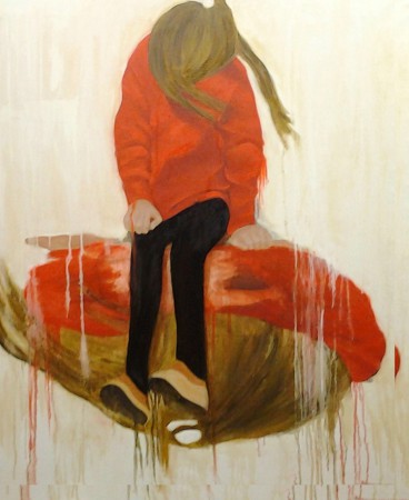 The body makes herself free from her shapeless body and leaves behind a youtfull passion